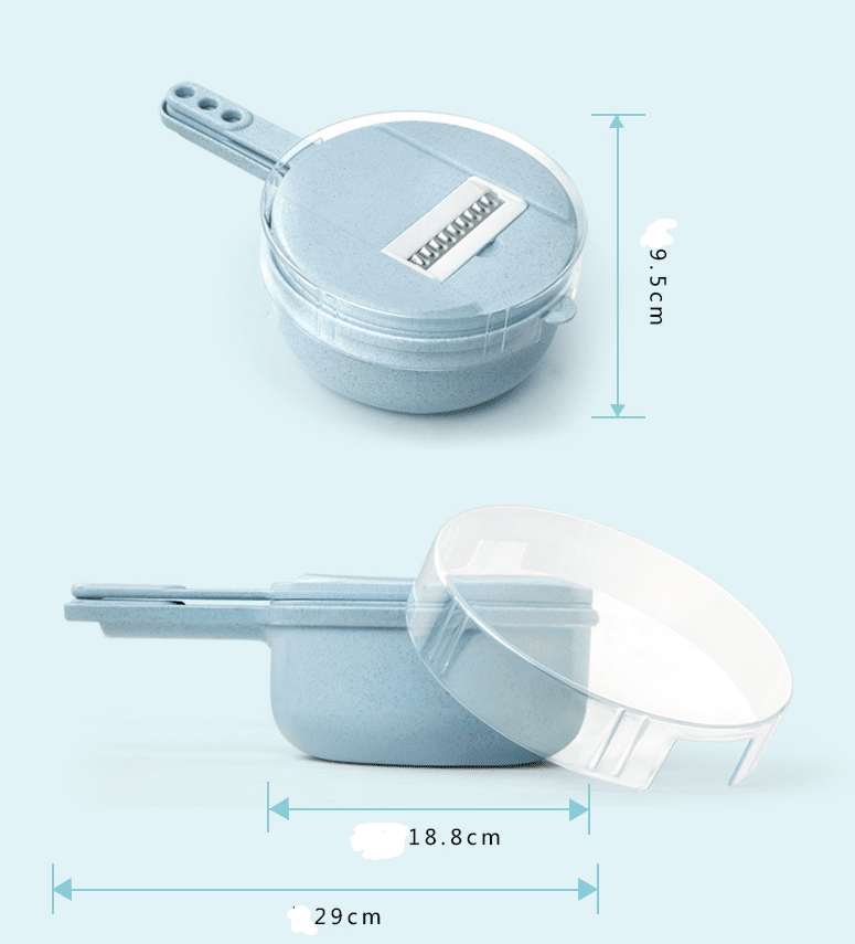 8 In 1 Mandoline Slicer Vegetable Slicer Potato Peeler Carrot Onion Grater With Strainer Vegetable Cutter Kitchen Accessories | kitchen utensils |
Overview:
This hand-held slicer made from Food-Grade stainless steel & BPA-Free plastic off