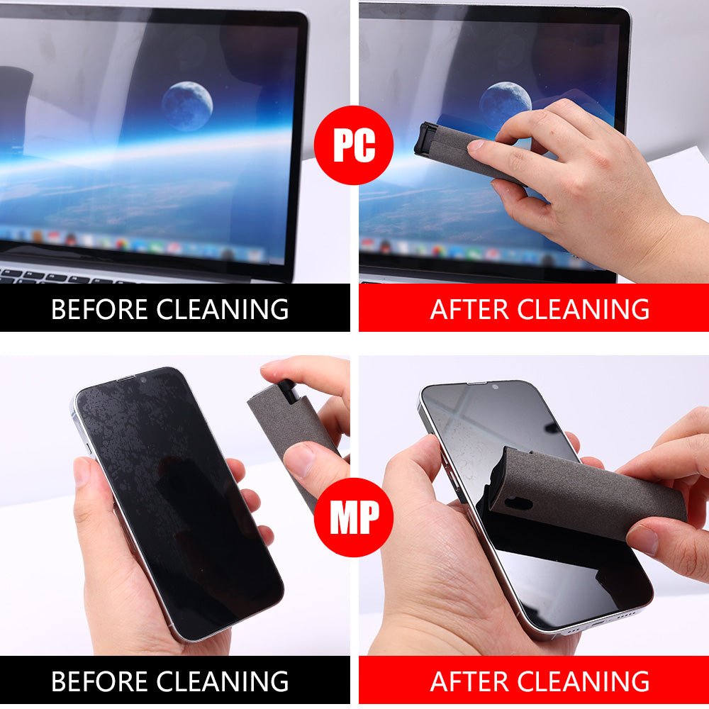 Mobile Phone Screen Cleaner Artifact Storage Integrated Mobile Phone Portable Computer Screen Cleaner Set.