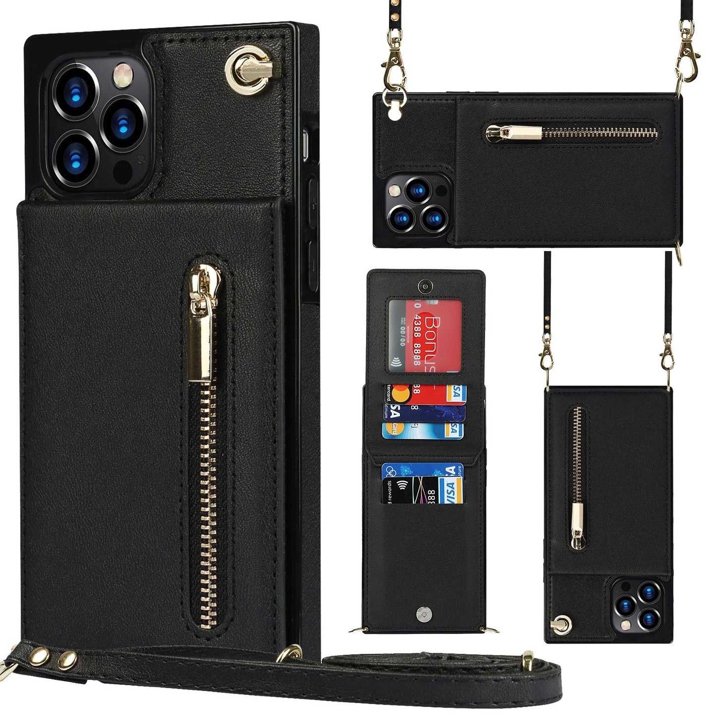 Phone Case Phone Case Crossbody for Samsung | holters | Introducing our Zipper Phone Case Crossbody - the perfect blend of functionality and style! This bac