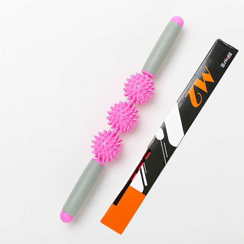 Fascia Stick Massage Relax Legs Yoga Fitness.