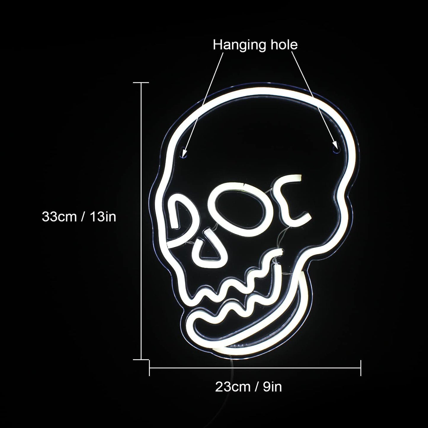 Halloween Decoration LED Neon Skull | Halloween Decoration LED Neon Skull |
Product information:
Power: 5V
Input voltage: ≤ 36
Shell material: PVC
Light color: