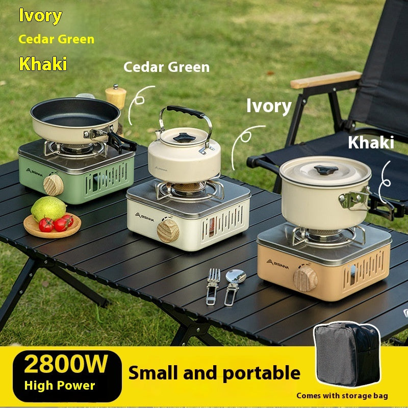 Portable Gas Stove for Elegant Outdoor Dining Experiences