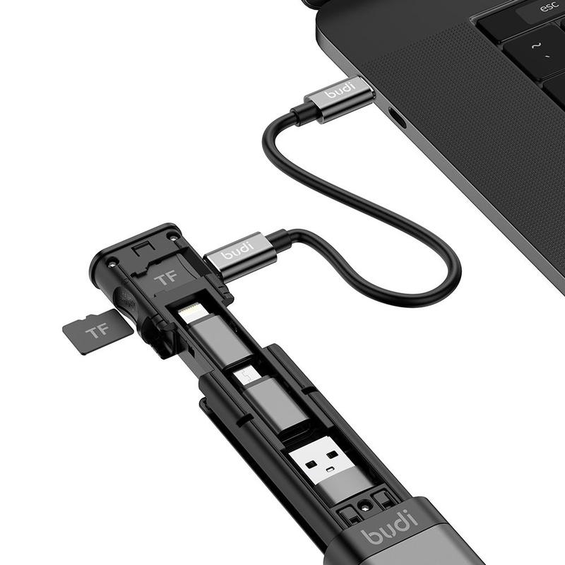 Smart adapter USB data cable storage box.