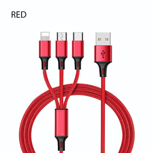 3 In 1 USB Cable For IPhone XS Max XR X 8 7 Charging Charger Micro USB Cable For Android USB TypeC Mobile Phone Cables | cables |