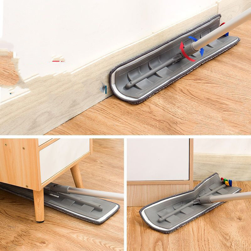 Magic Silicone Mop Squeeze Flat Mop Hand Free Washing Microfiber Mop For Home Kitchen House Wash Floor Cleaning Mop Rag Pads.