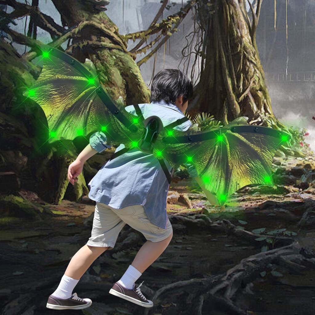 Dinosaur Wings Electric Butterfly Wings Children Luminous | Dinosaur Wings Electric Butterfly |
Product information:
Body battery: 4 AA battery (not included)
Usage time: According to the