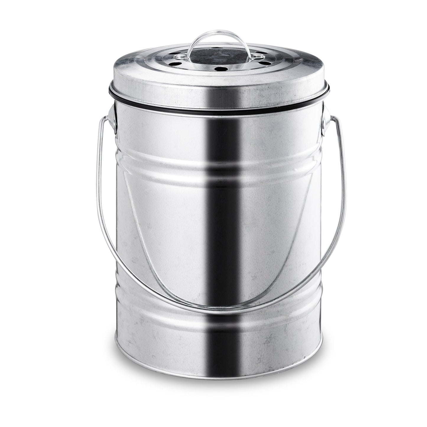 Indoor Compost Bin Odorless Countertop Pail Charcoal Filter - 3