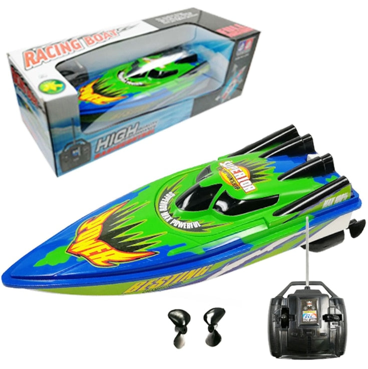 4 channels RC Boats Plastic Electric Remote Control Speed Boat Twin Motor Kid Chirdren Toy | toys |
Introducing our exquisite Speedboat 777-256, crafted with utmost precision and mastery. Immerse you