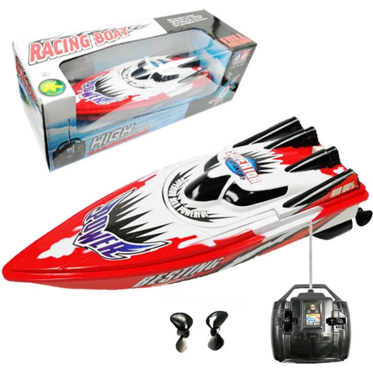 4 channels RC Boats Plastic Electric Remote Control Speed Boat Twin Motor Kid Chirdren Toy | toys |
Introducing our exquisite Speedboat 777-256, crafted with utmost precision and mastery. Immerse you