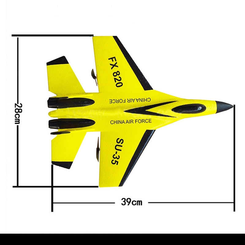 F16 SU35 2.4GHz 390mm big Wingspan EPP RC Fighter Done Battleplane RTF Remote Controller RC Aircraft Outdoor Education Toy.