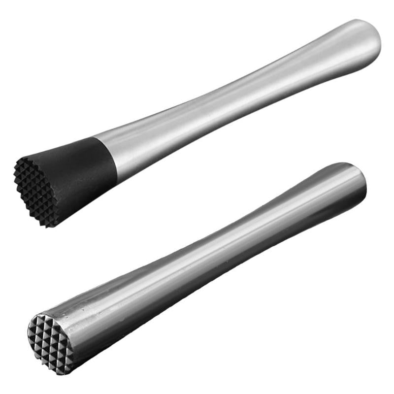 Stainless Steel Wine Mixing Stick Cocktail Muddler Shaker With Crushing Hammer DIY Drink Fruit Muddler Crushed Ice Barware Tool.