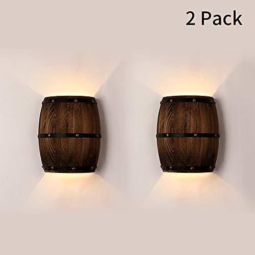 American style wine barrel loft original wood creative wall lamp bedside lamp decoration bar homestay living room bedroom light | barrel loft light | SPECIFICATIONSis_customized: noWarranty: 3 yearsVoltage: 90-260VUsage: IndustrialTechnics: PaintedSw