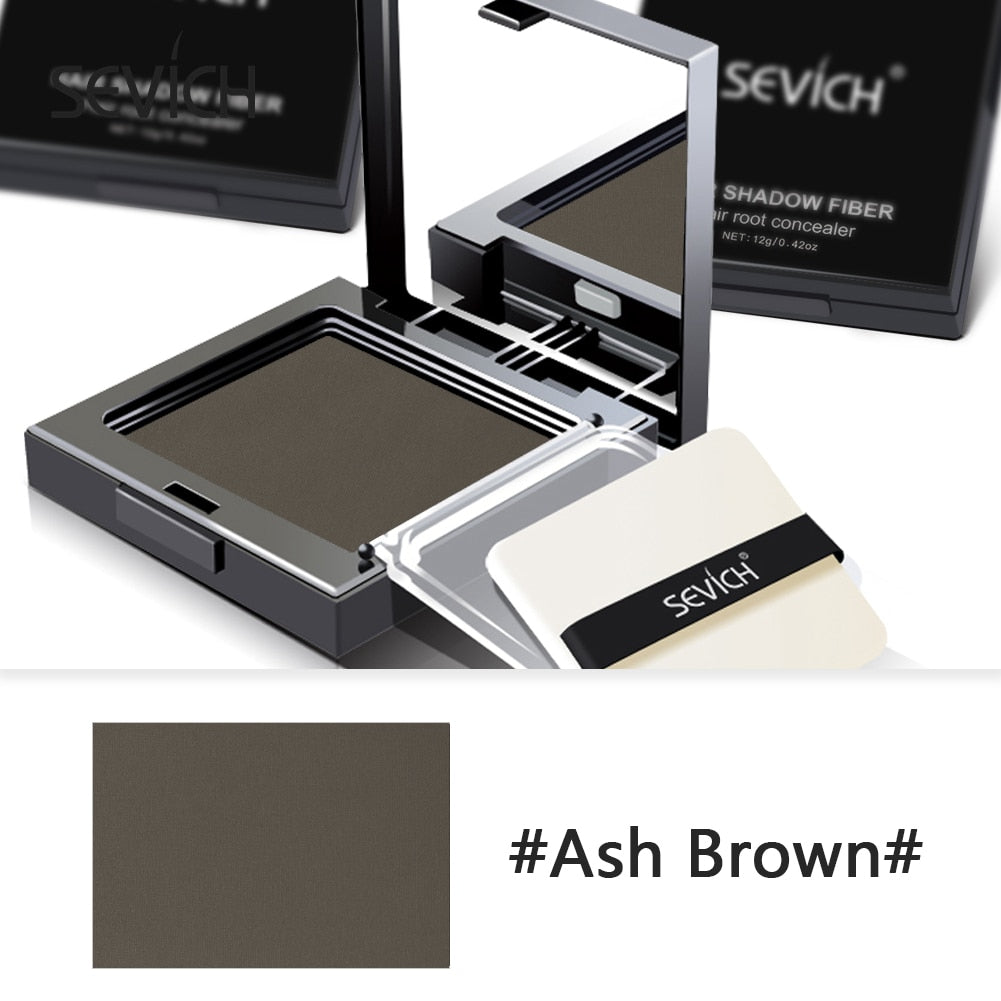 Sevich 12g Hair Line powder compact Waterproof Dark Brown Hair shadow Powder 3 Colors Hair Concealer Powder Instantly Cover Up.
