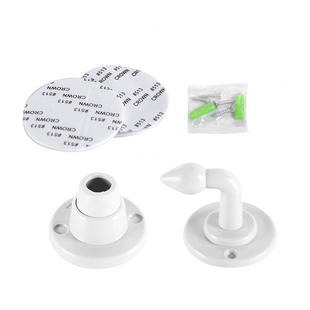 Mute Non-punch Silicone Door Stopper Touch Toilet Wall Absorption Door Plug Anti-bump Door Holder Gear Gate Resistance Door Stop.
