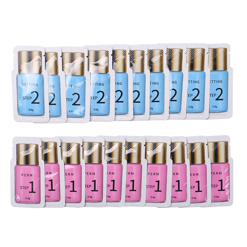 ICONSIGN 10 Pairs/Lot 0.8/Bag Sachet Lash Lift Kit Eyelash Perm Lotion 10 to 12 Minutes Lifting Eyelash Lashes Serum Eye Makeup.