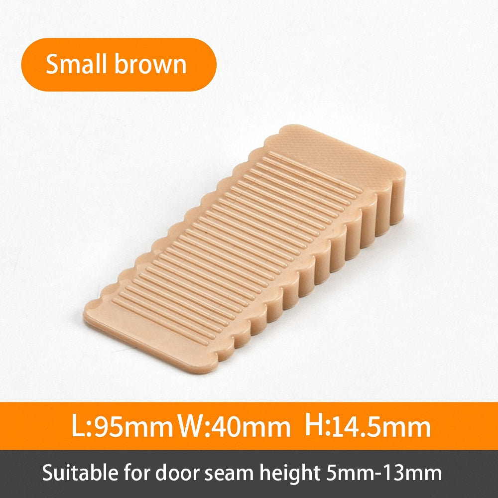 Mute Non-punch Silicone Door Stopper Touch Toilet Wall Absorption Door Plug Anti-bump Door Holder Gear Gate Resistance Door Stop.