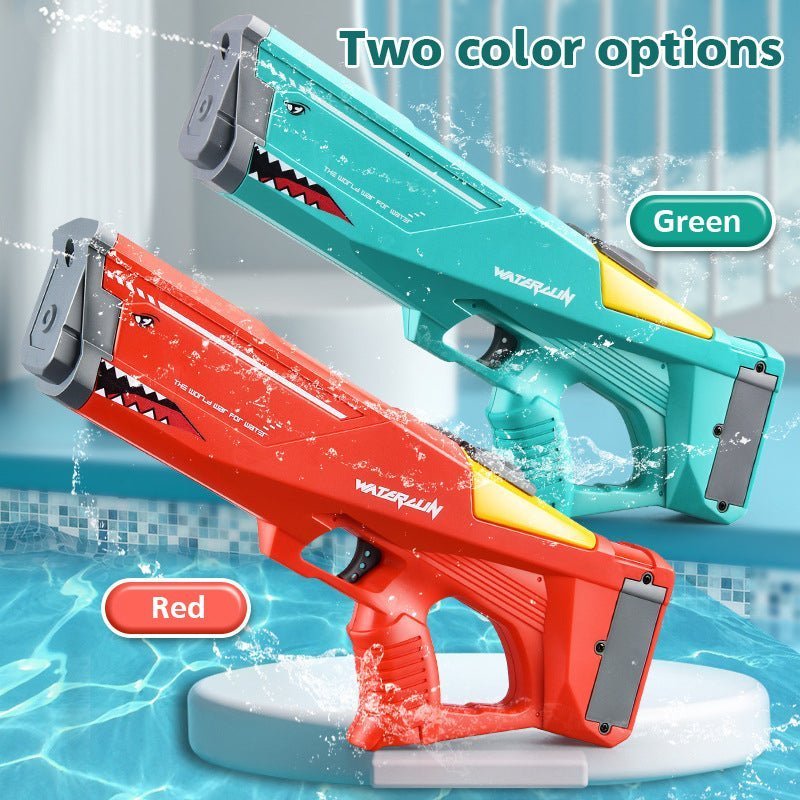 Automatic Electric Water Gun Toys Shark High Pressure Outdoor Summer Beach Toy Kids Adult Water Fight Pool Party Water Toy | toy gun |
Overview:
1.【Creative Design】 The shark style is fresh and attractive.
2.【Safe and Dur