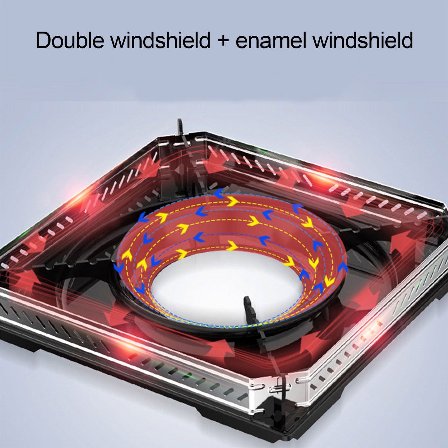Portable Gas Stove with Hot Pot for Outdoor Barbecues