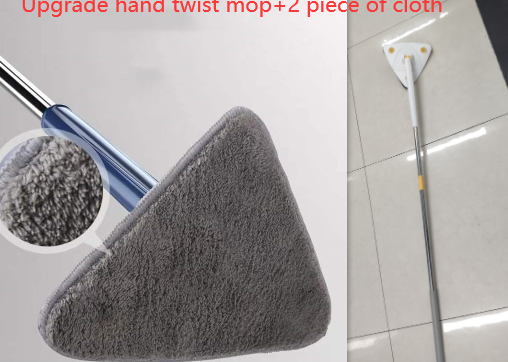 Extendable Triangle Mop 360 Rotatable Adjustable 110 Cm Cleaning Mop For Tub Tile Floor Wall Cleaning Mop Deep Cleaning Mop.