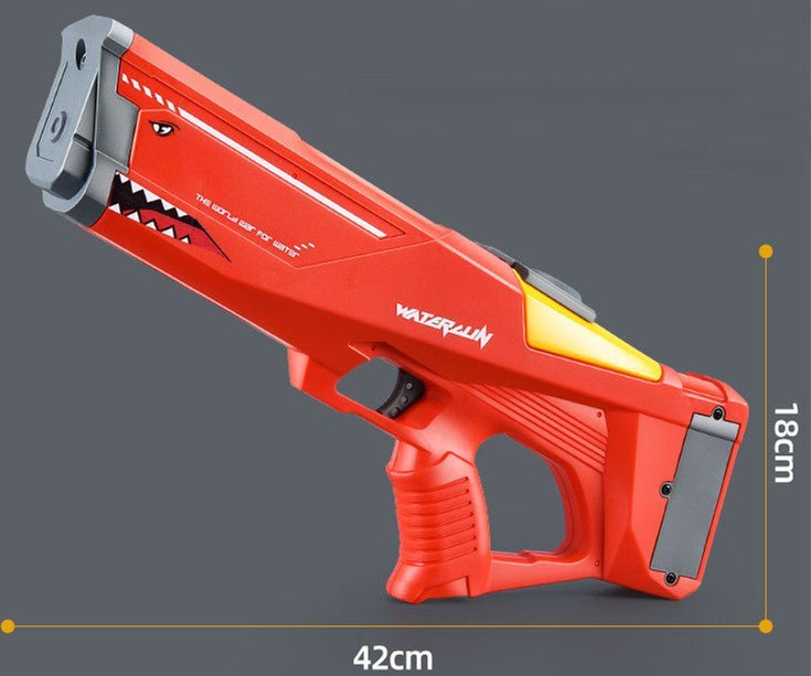 Automatic Electric Water Gun Toys Shark High Pressure Outdoor Summer Beach Toy Kids Adult Water Fight Pool Party Water Toy | toy gun |
Overview:
1.【Creative Design】 The shark style is fresh and attractive.
2.【Safe and Dur