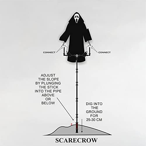 Halloween Decoration Tricky Props Skull Screaming Scarecrow Home Decor Garden Bird Repeller Decor | Tricky Props Skull Screaming |
Product information:
Item No.: Skeleton Scarecrow
material: plastic
Prop type: Skull pr