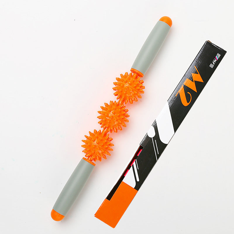 Fascia Stick Massage Relax Legs Yoga Fitness.