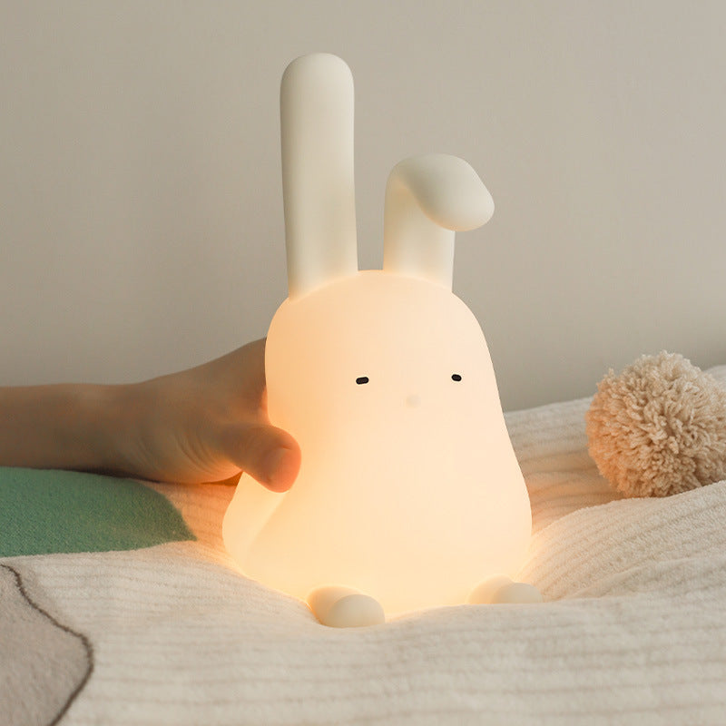 Cute Rabbit Mood Light Dimmable Led Soft Night Light For Baby Girlfriend Gift Children's Night Lights Kids Room Decor Led Lights.