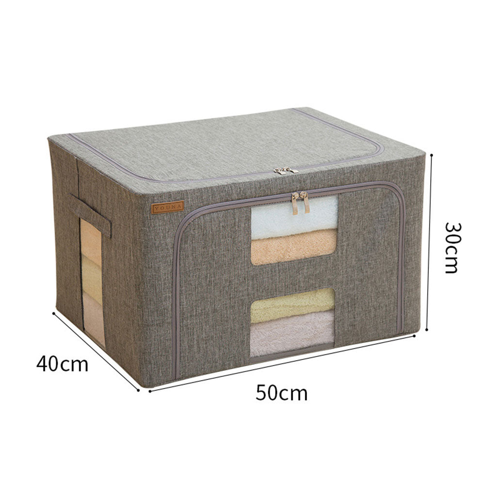 Storage Box Fabric Storage With Zipper Home.