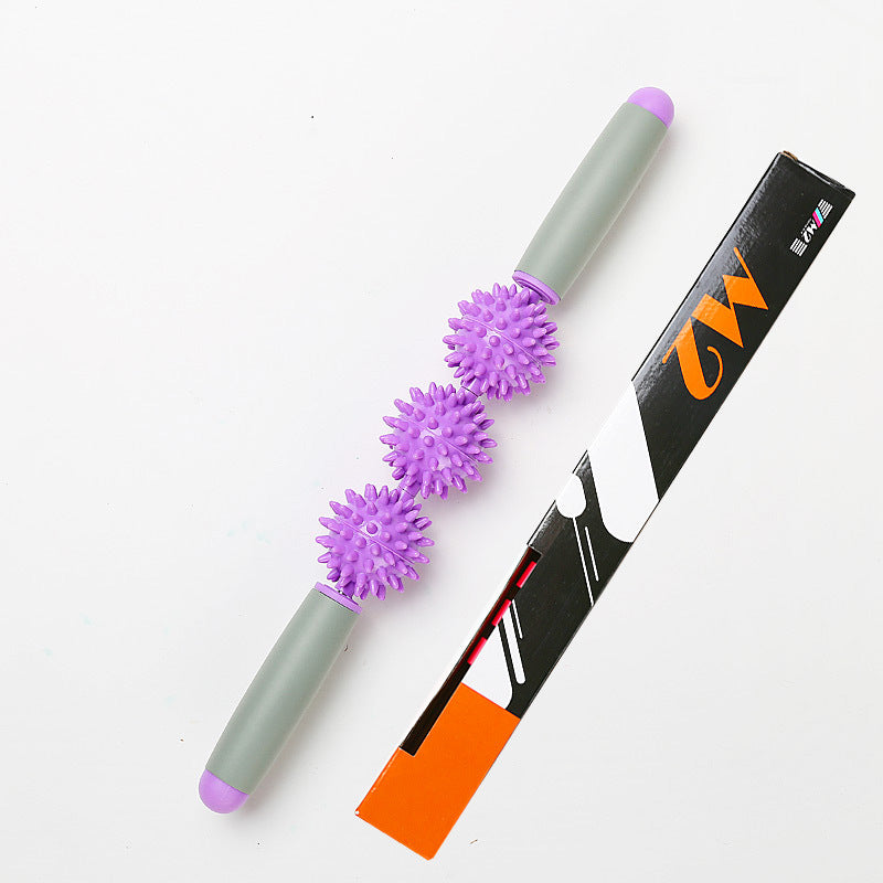 Fascia Stick Massage Relax Legs Yoga Fitness.