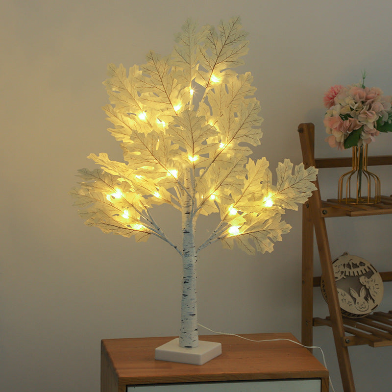 LED Maple Leaf Birch Tree Light Room.