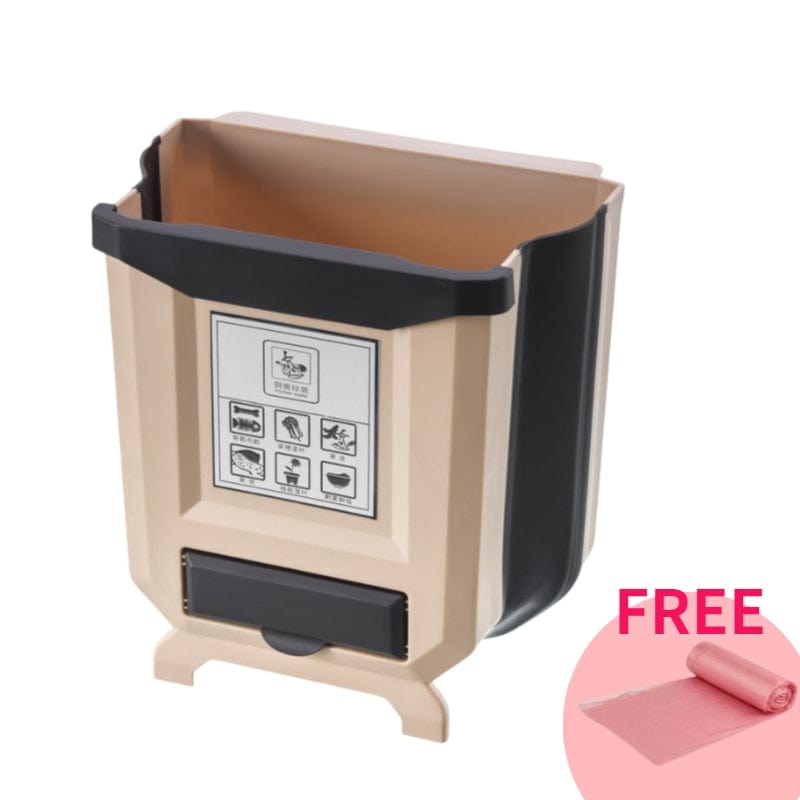 Foldable Kitchen Trash Can | Introducing our innovative Foldable Kitchen Trash Can, the ultimate solution for keeping your kitche