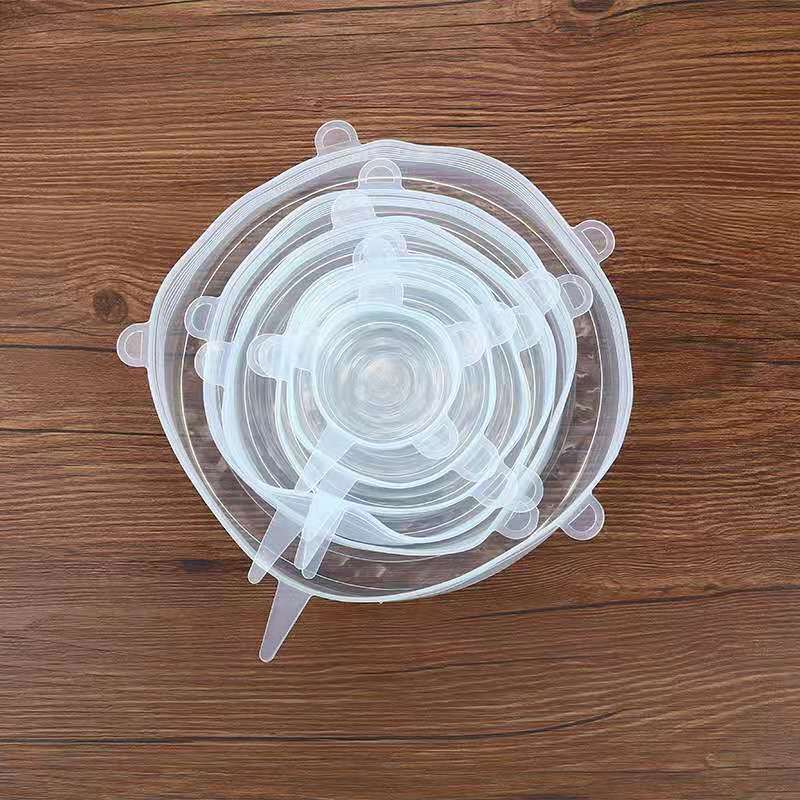 6Pcs Food Silicone Cover Fresh-keeping Dish Stretchy Lid Cap Reusable Wrap Organization Storage Tool Kitchen Accessories | Food Silicone Cover |
【Safety】6PCS silicone elastic fresh-keeping cover, made of 100% food-grade organic silicone ma