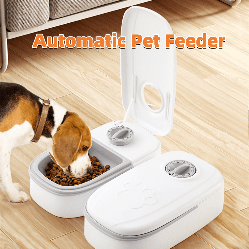 Automatic Pet Feeder Smart Food Dispenser For Cats Dogs Timer Stainless Steel Bowl Auto Dog Cat Pet Feeding Pets Supplies | pet feeding |
Overview:
2-in-1 Gravity Food Feeder. A pet water feeder can hold a gallon of water.
Gravity