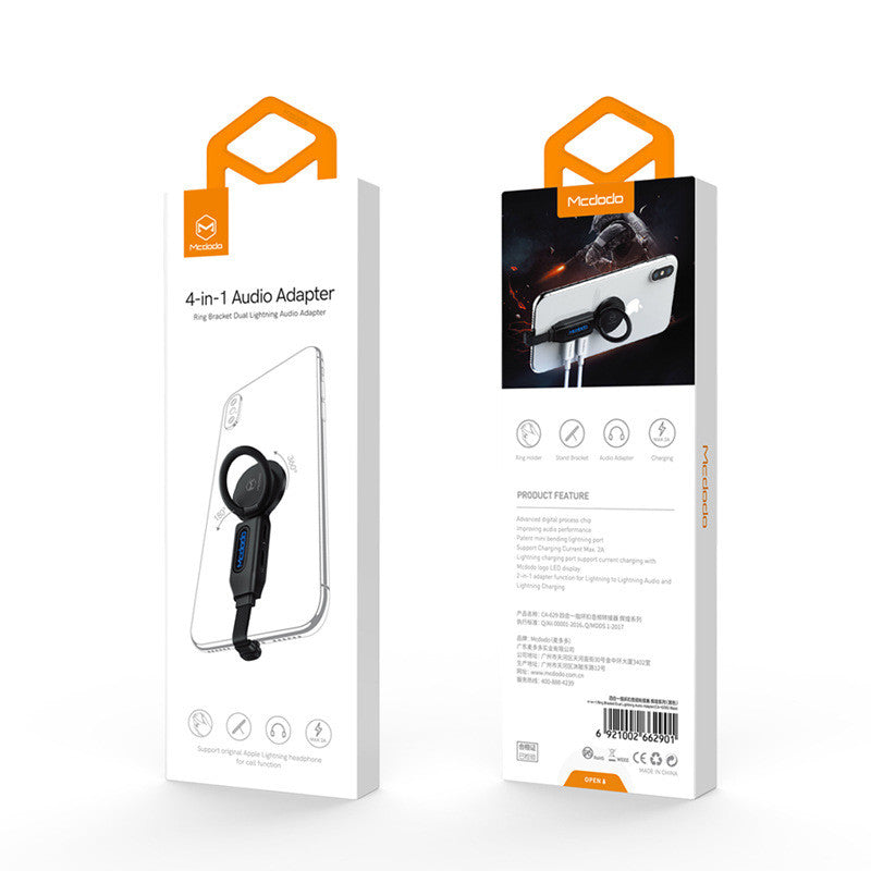 Headphone Frequency Adapter Cable For Charging And Listening To Songs.