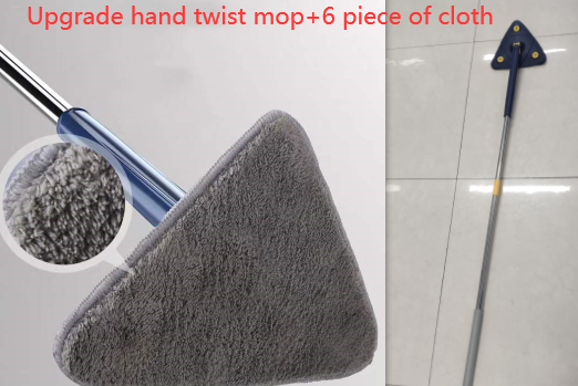 Extendable Triangle Mop 360 Rotatable Adjustable 110 Cm Cleaning Mop For Tub Tile Floor Wall Cleaning Mop Deep Cleaning Mop.