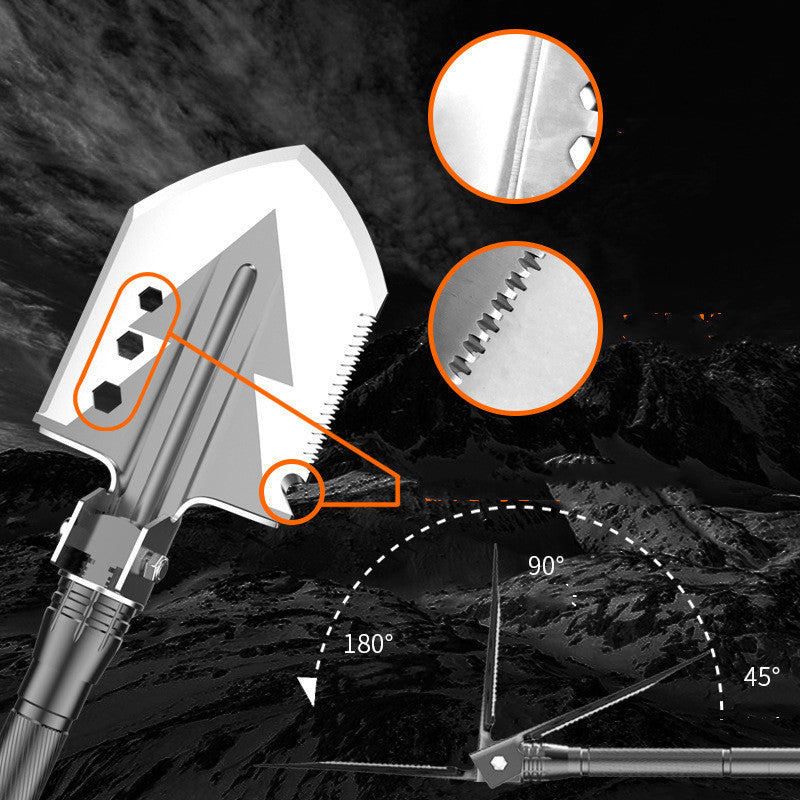 Multi-function Aluminum Alloy Outdoor Camping Shovel