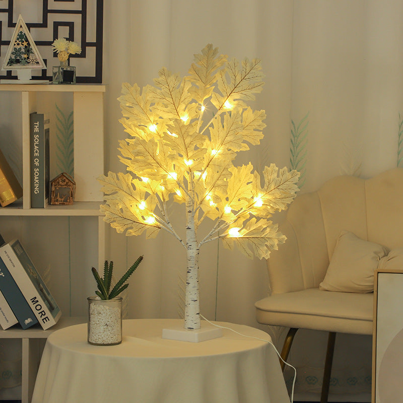 LED Maple Leaf Birch Tree Light Room.