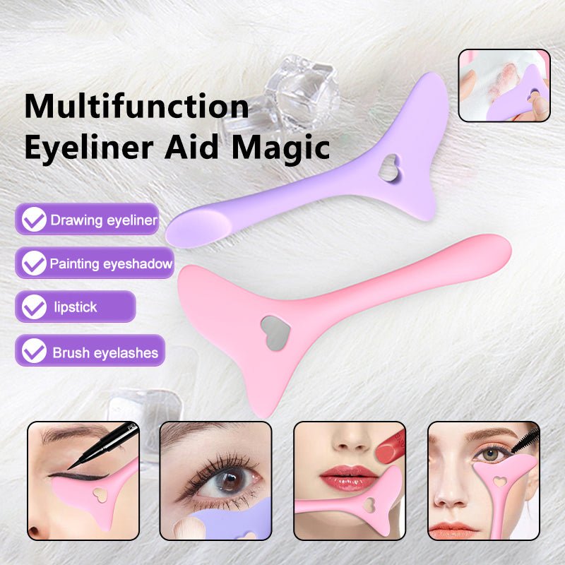 Professional Eyeliner Stencil, Wing Tip Mascara Aid, Lipstick Applicator, and Face Cream Helper UK