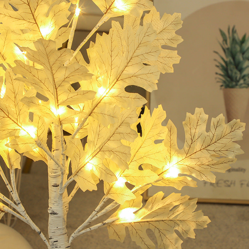 LED Maple Leaf Birch Tree Light Room.