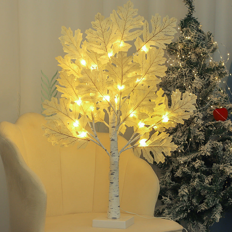 LED Maple Leaf Birch Tree Light Room.