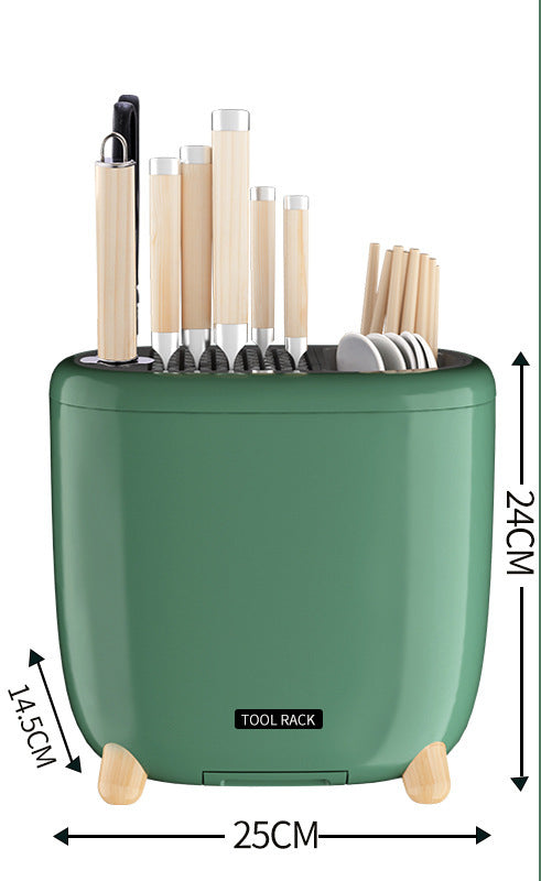 Kitchen Utensils Racks Tableware Cutlery Chopsticks Storage | kitchen utensils | Introducing our Mini Sterilization Knife Holder, the ultimate kitchen storage gadget for organizing