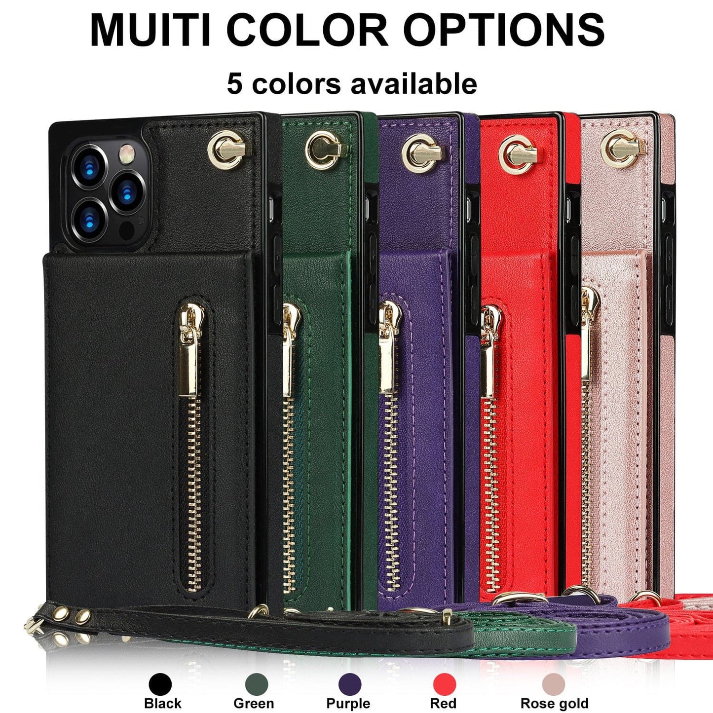 Zipper Phone Case Phone Case Crossbody.