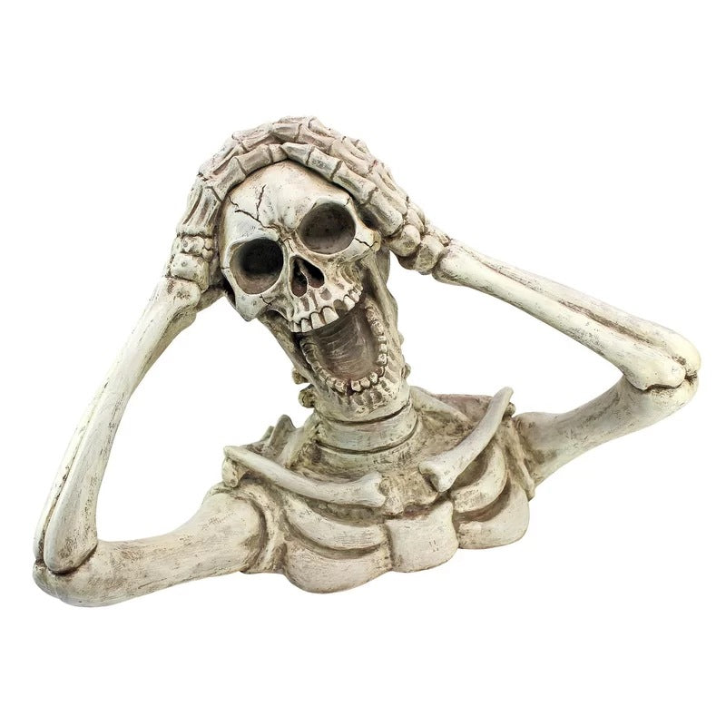 Personality Screaming Skull Statue Pendant Garden Halloween Decoration | Skull Statue |
Product information:
Material: Resin
Packing boxes
Hanging form: ornaments
Product s