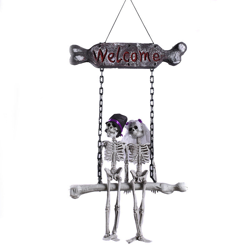 door plate pendant halloween 2023 party decoration - 2
