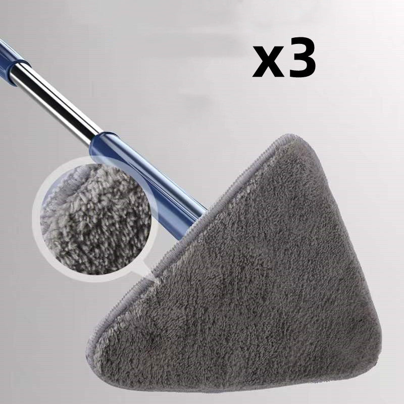 Extendable Triangle Mop 360 Rotatable Adjustable 110 Cm Cleaning Mop For Tub Tile Floor Wall Cleaning Mop Deep Cleaning Mop.