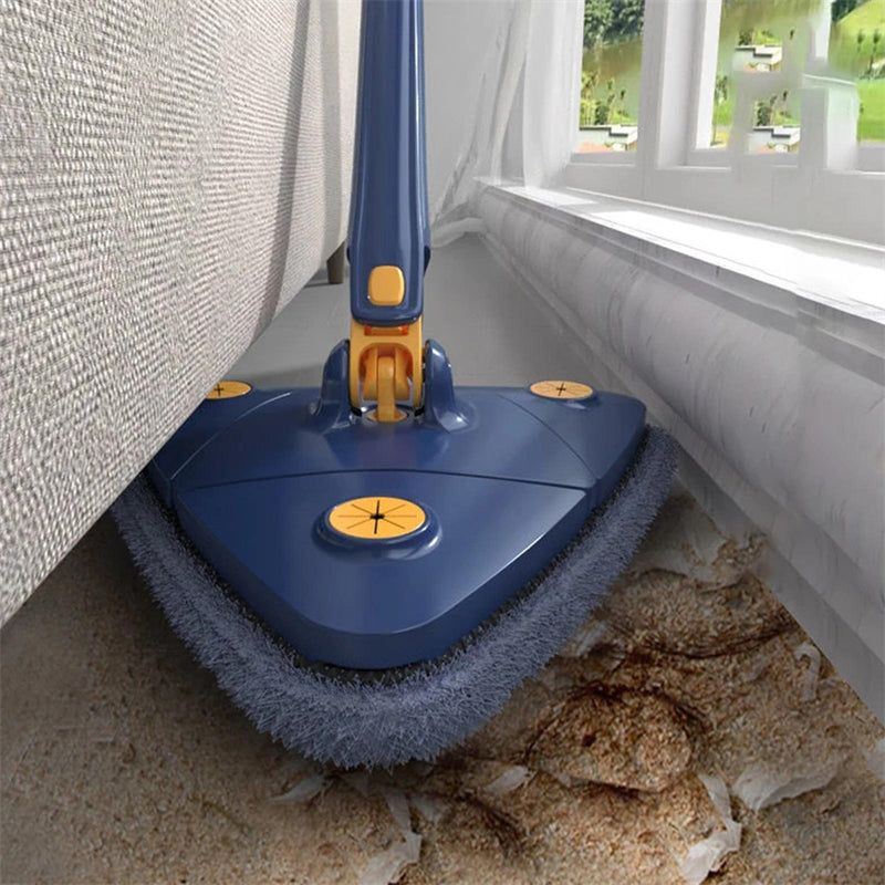 Extendable Triangle Mop 360 Rotatable Adjustable 110 Cm Cleaning Mop For Tub Tile Floor Wall Cleaning Mop Deep Cleaning Mop.