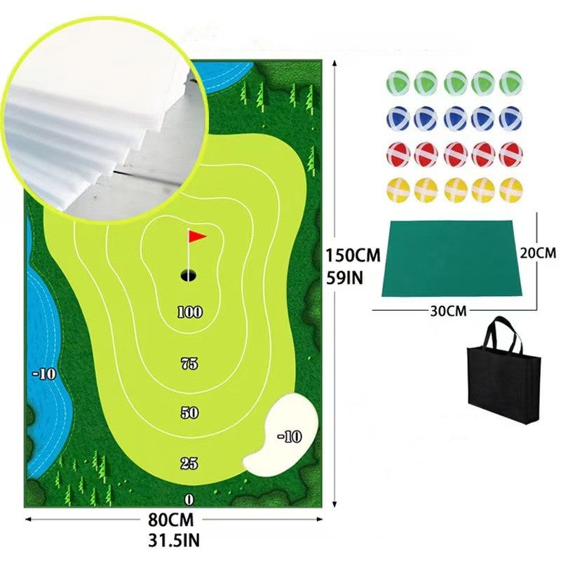 Indoor And Golfer Batting Pad Set Parent-child Interactive Leisure Outdoor Toys.