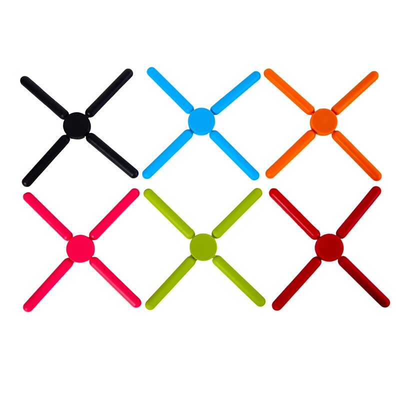 Foldable Cross Silicone Trivets - The Ultimate Kitchen Utility | Introducing our Kitchen Utility Foldable Cross Silicone Trivets, the ultimate companion to elevate y