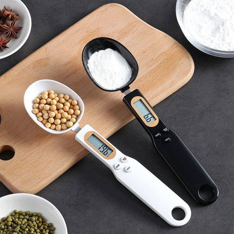 Precision Pro Digital Kitchen Scale | Introducing the Weight Measuring Spoon LCD Digital Kitchen Scale, the ultimate kitchen companion for