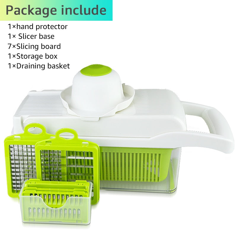 vegetable cutter multifunctional Slicer Fruit Potato Peeler Carrot Grater Kitchen accessories basket vegetable slicer.
